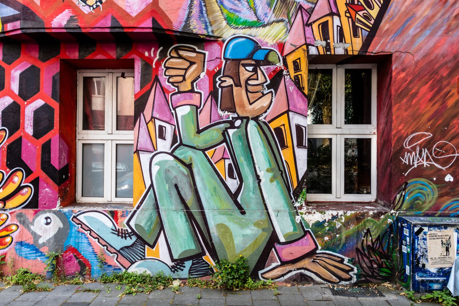 Canon EOS 80D sample photo. Grafitti, d sseldorf, pine photography