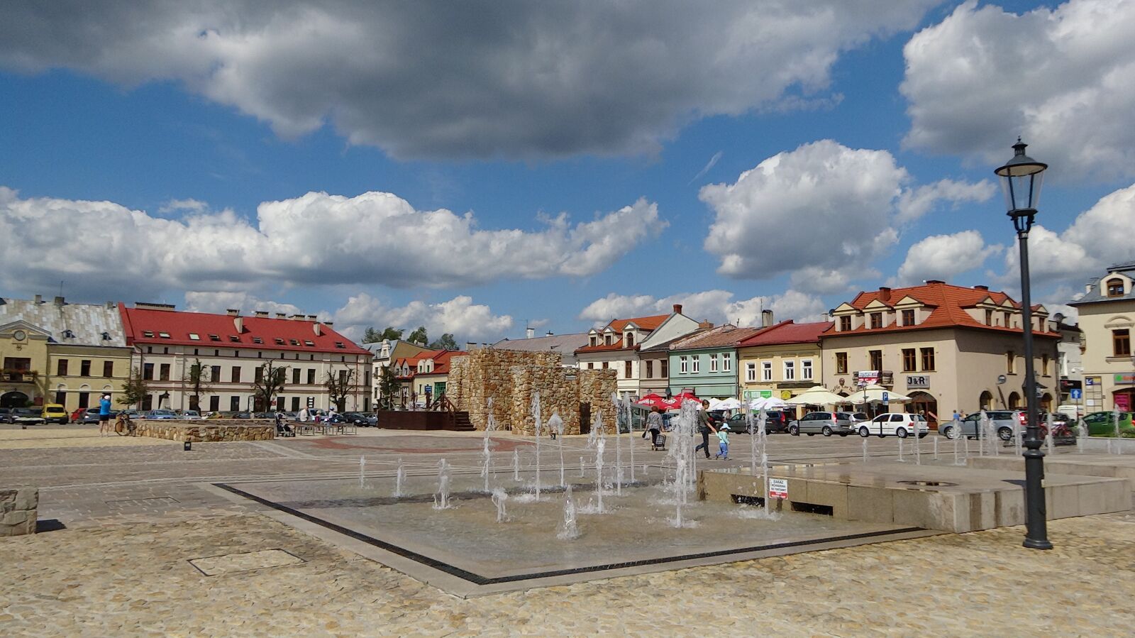 Sony Cyber-shot DSC-WX300 sample photo. Olkusz, poland, the market photography