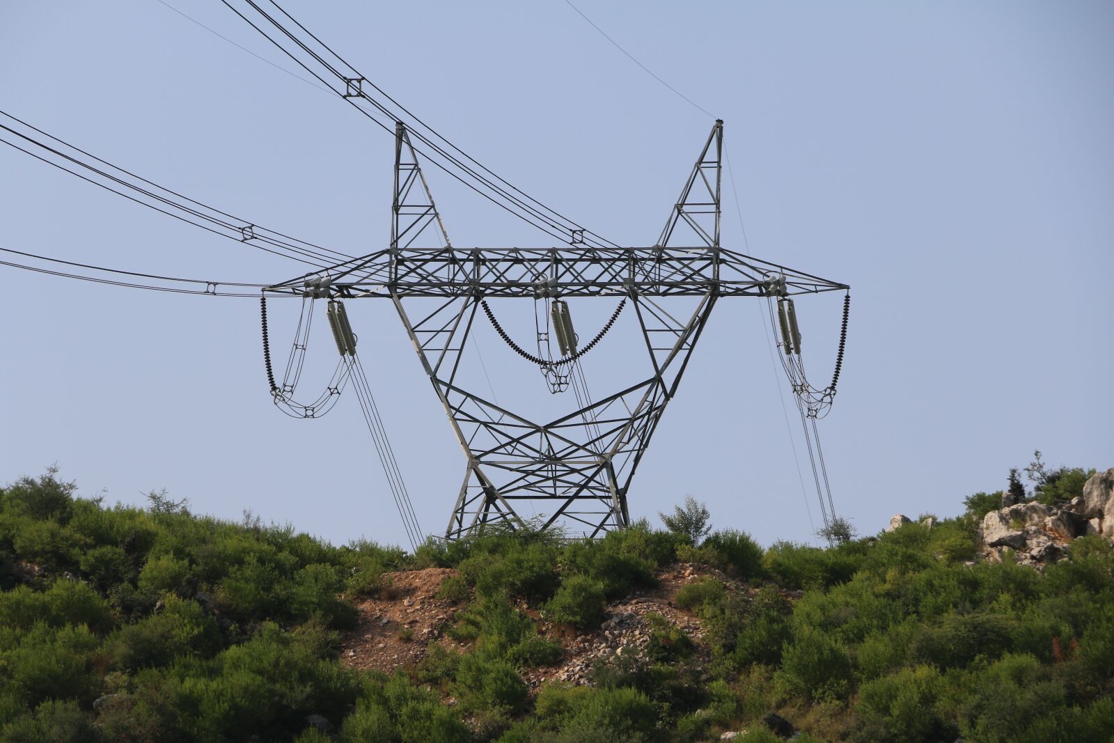 Canon EOS 70D sample photo. Electricity, pole, high volt photography