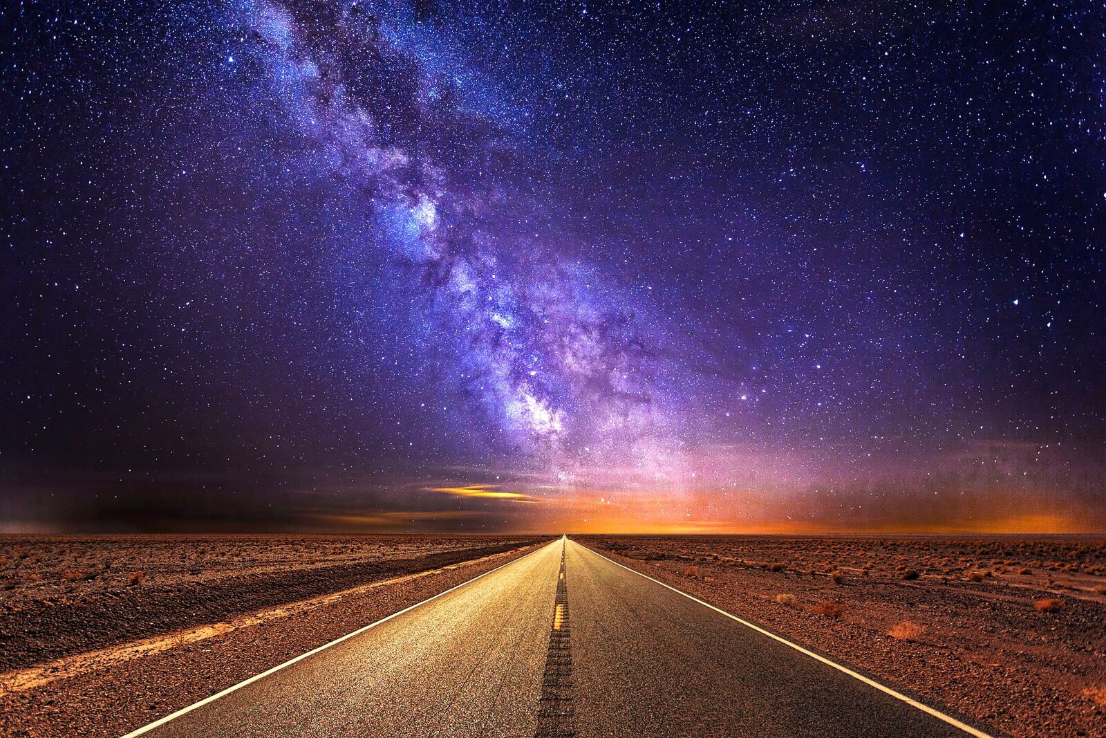Canon EF 17-40mm F4L USM sample photo. Road, highway, milky way photography