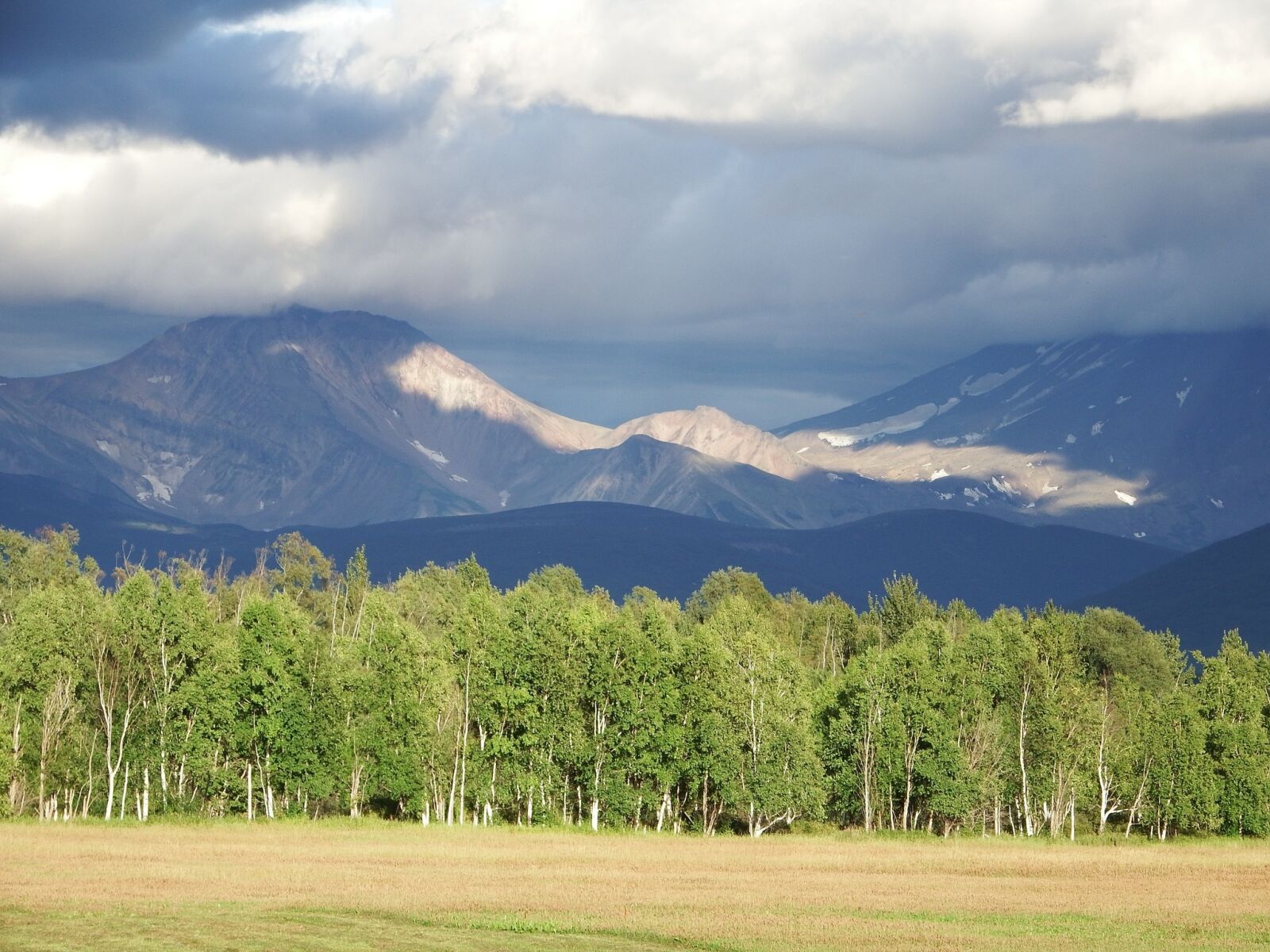 Fujifilm FinePix S1 sample photo. Mountains, forest, field photography