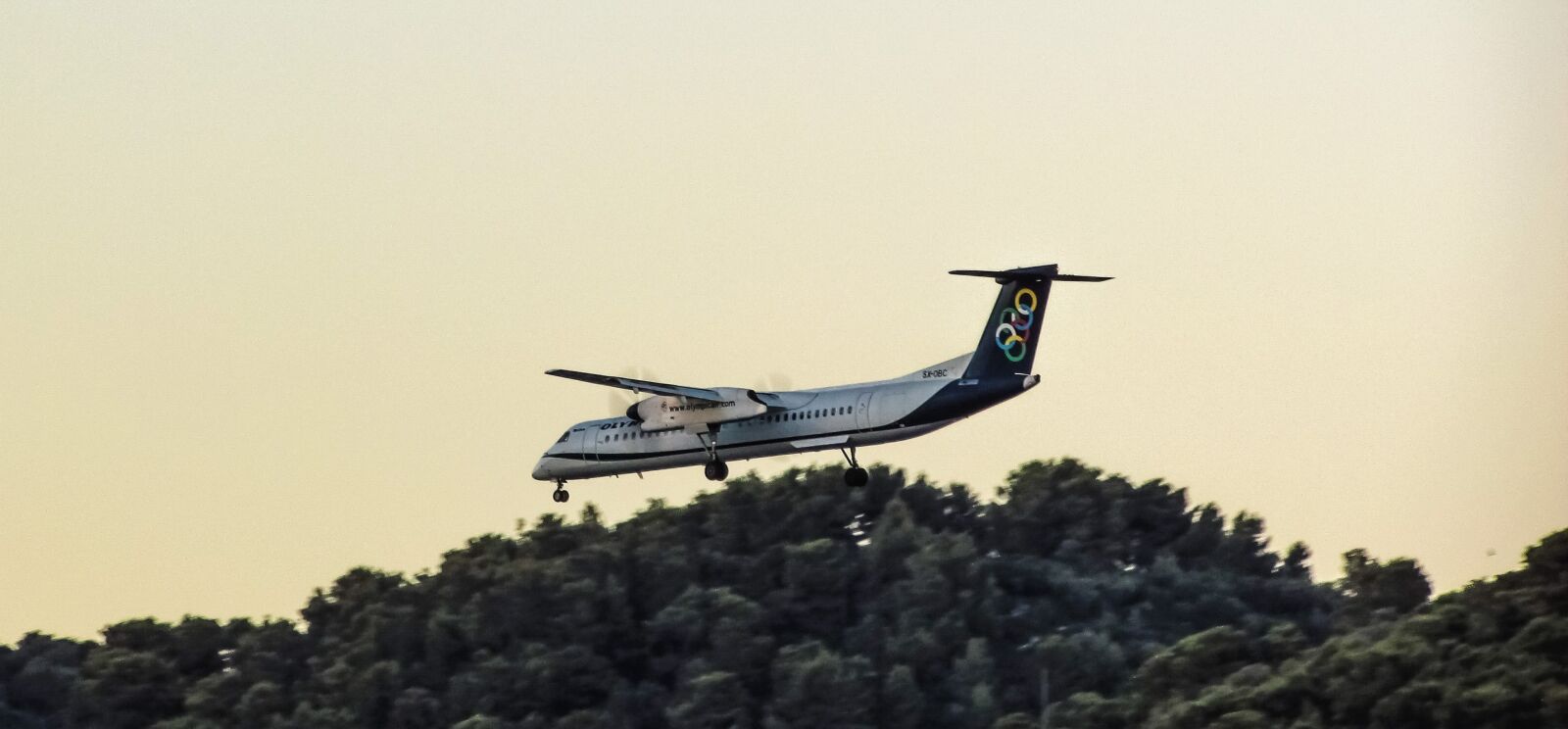 Canon PowerShot SX400 IS sample photo. Airplane, landing, flight photography