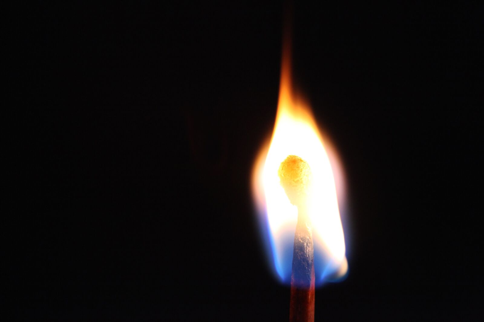 Canon EOS 5D Mark II sample photo. Burning, wooden, match photography
