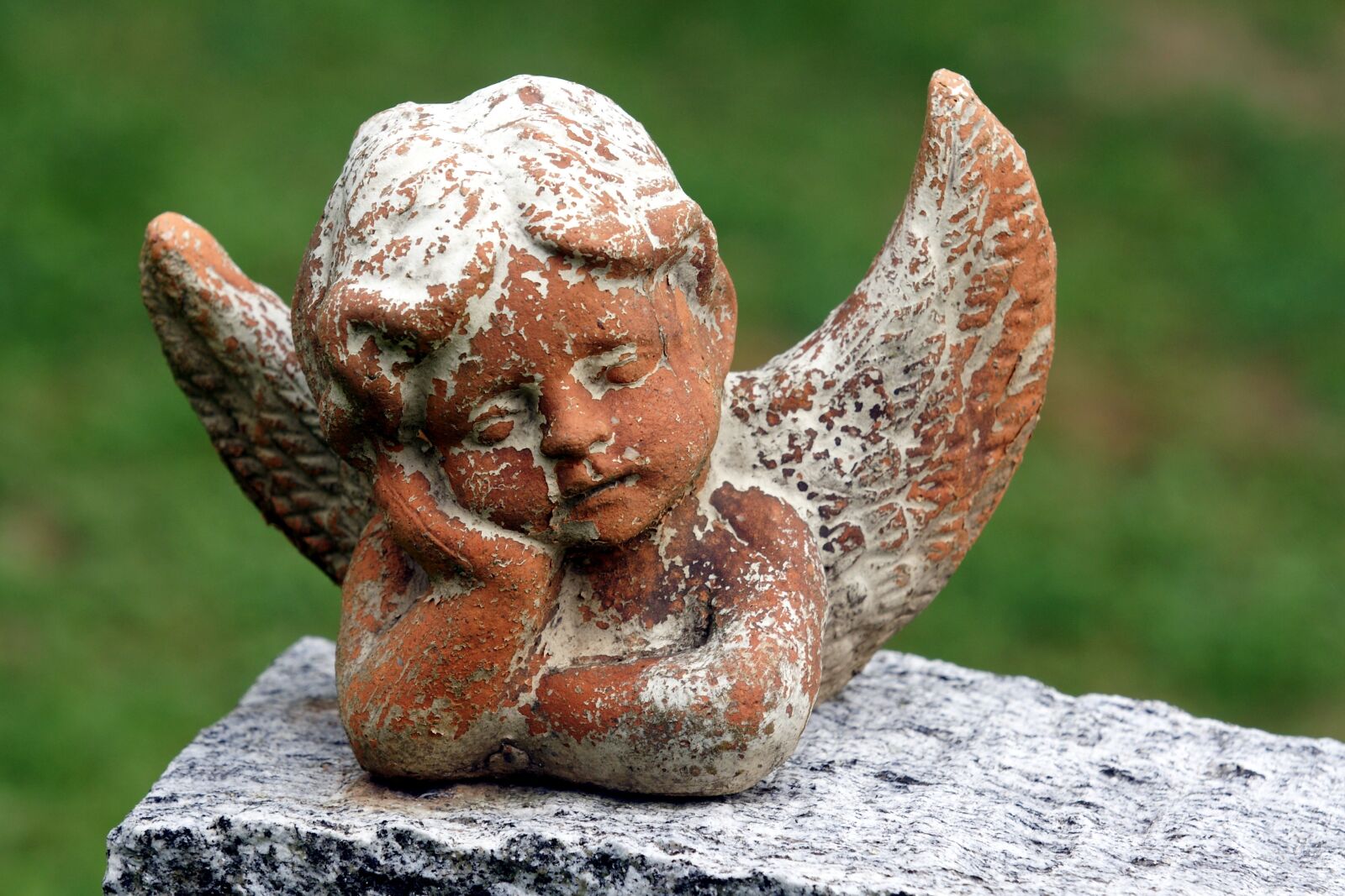 Sony Alpha DSLR-A700 sample photo. Angel, angel figure, cemetery photography