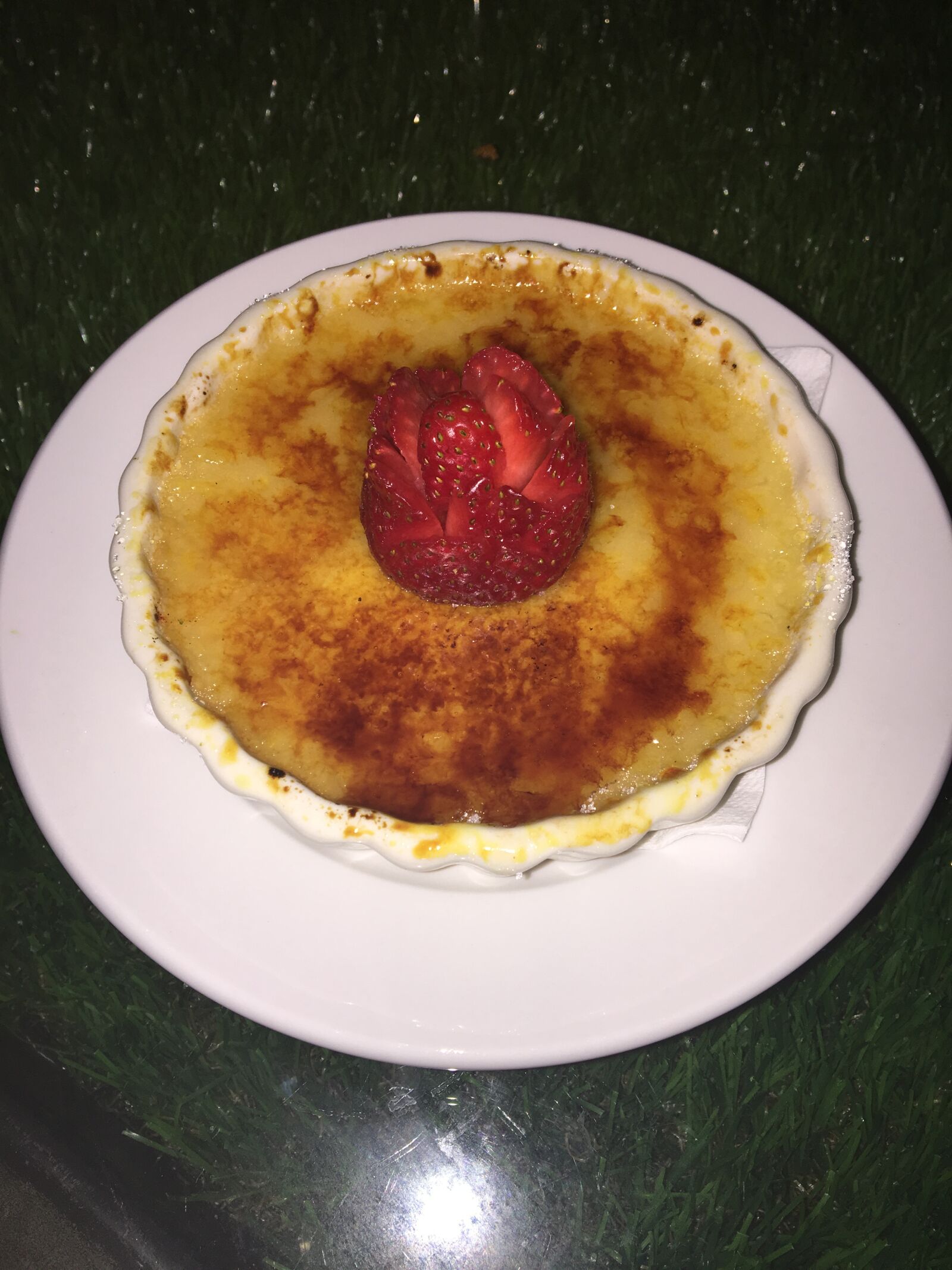 Apple iPhone 6s sample photo. Creme brulee, dessert, sweet photography