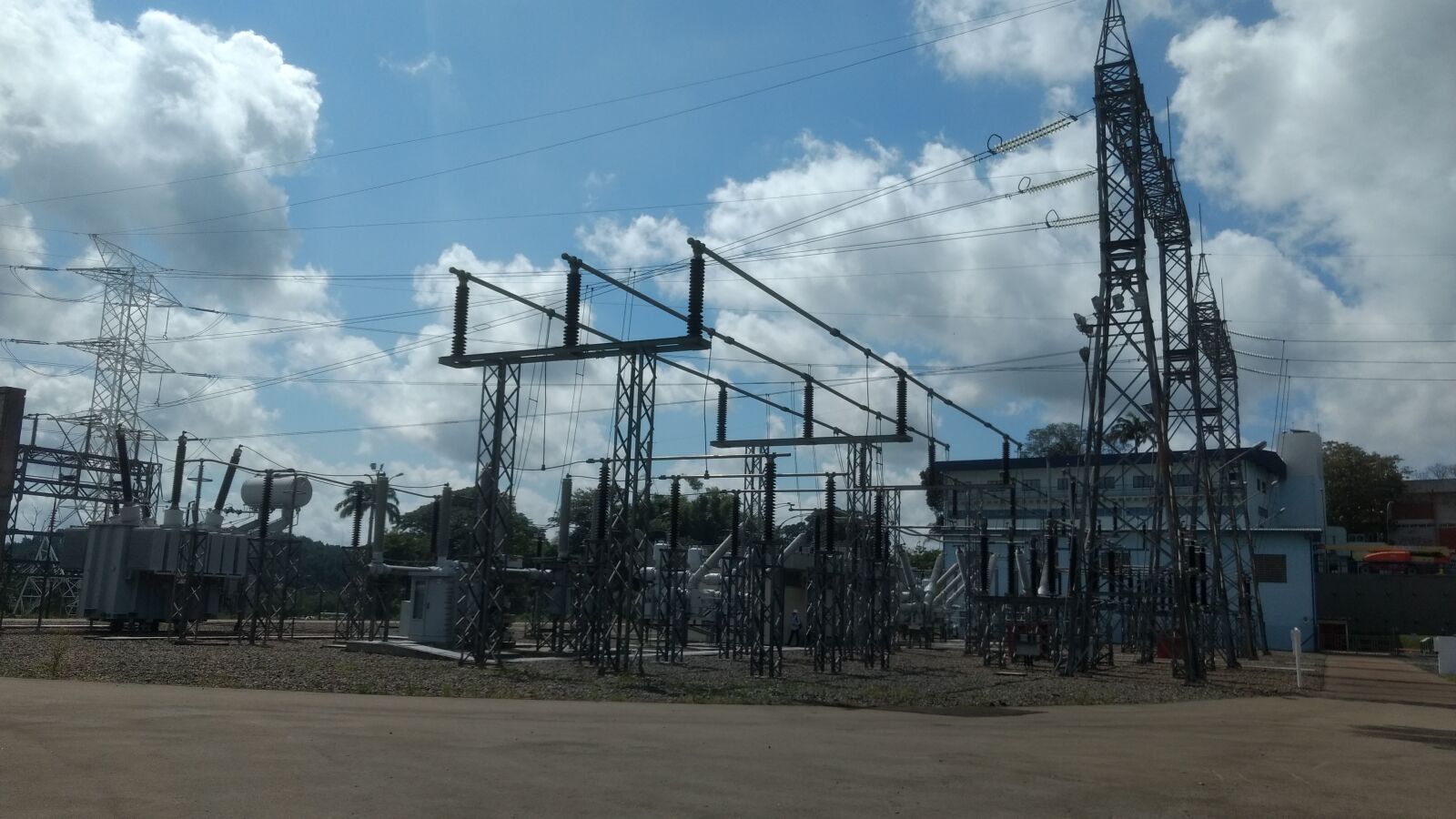 Motorola Moto G (4) sample photo. High voltage, substation, electricity photography