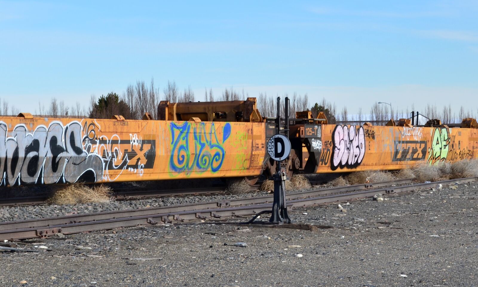 Nikon D5100 sample photo. Train, car, graffiti photography