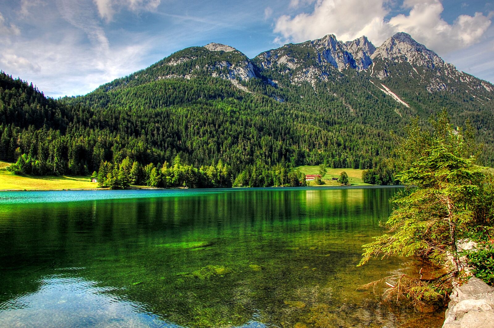 Nikon D40 sample photo. Hintersteiner lake, lake, landscape photography