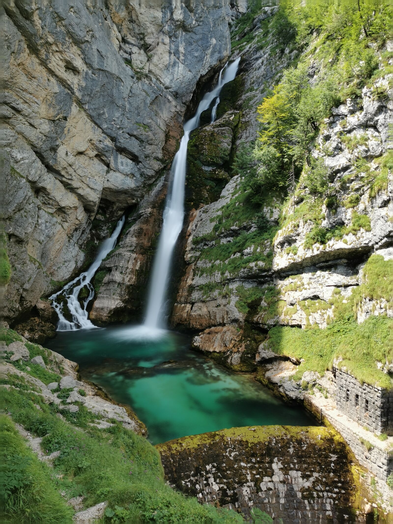 HUAWEI P30 Pro sample photo. Slowenia, waterfall, savica photography