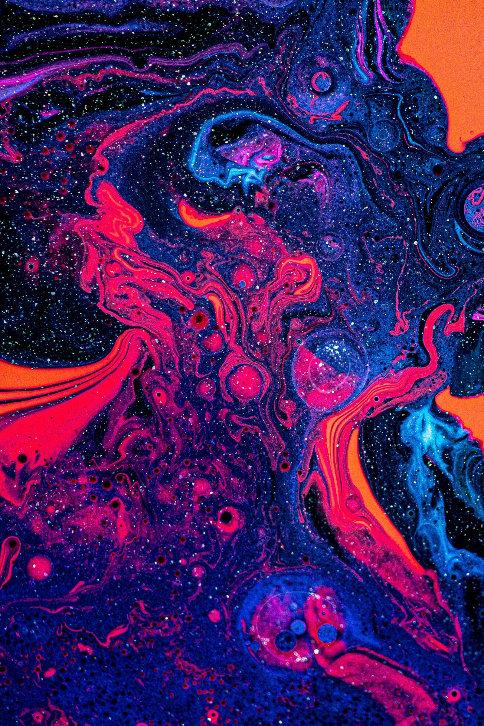 Canon EF 100mm F2.8 Macro USM sample photo. Acrylic paint, abstract, painting photography