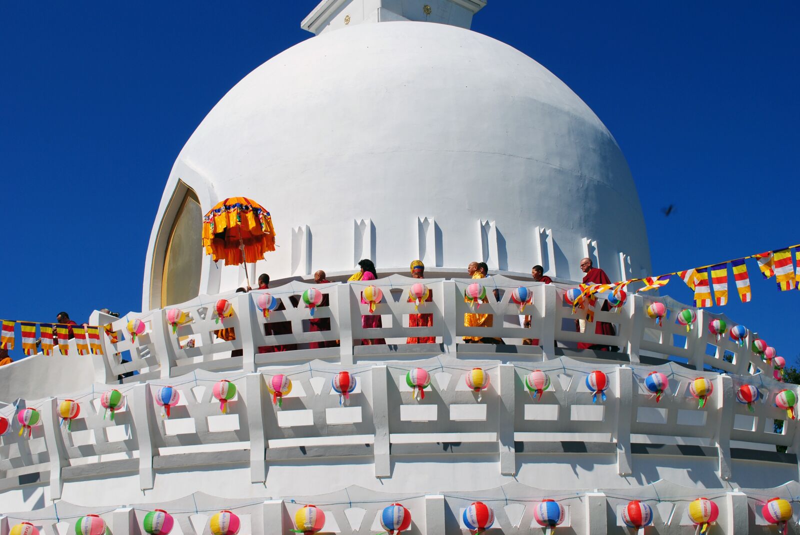 Nikon D3000 sample photo. Zalaszántó, stupa, buddhism photography