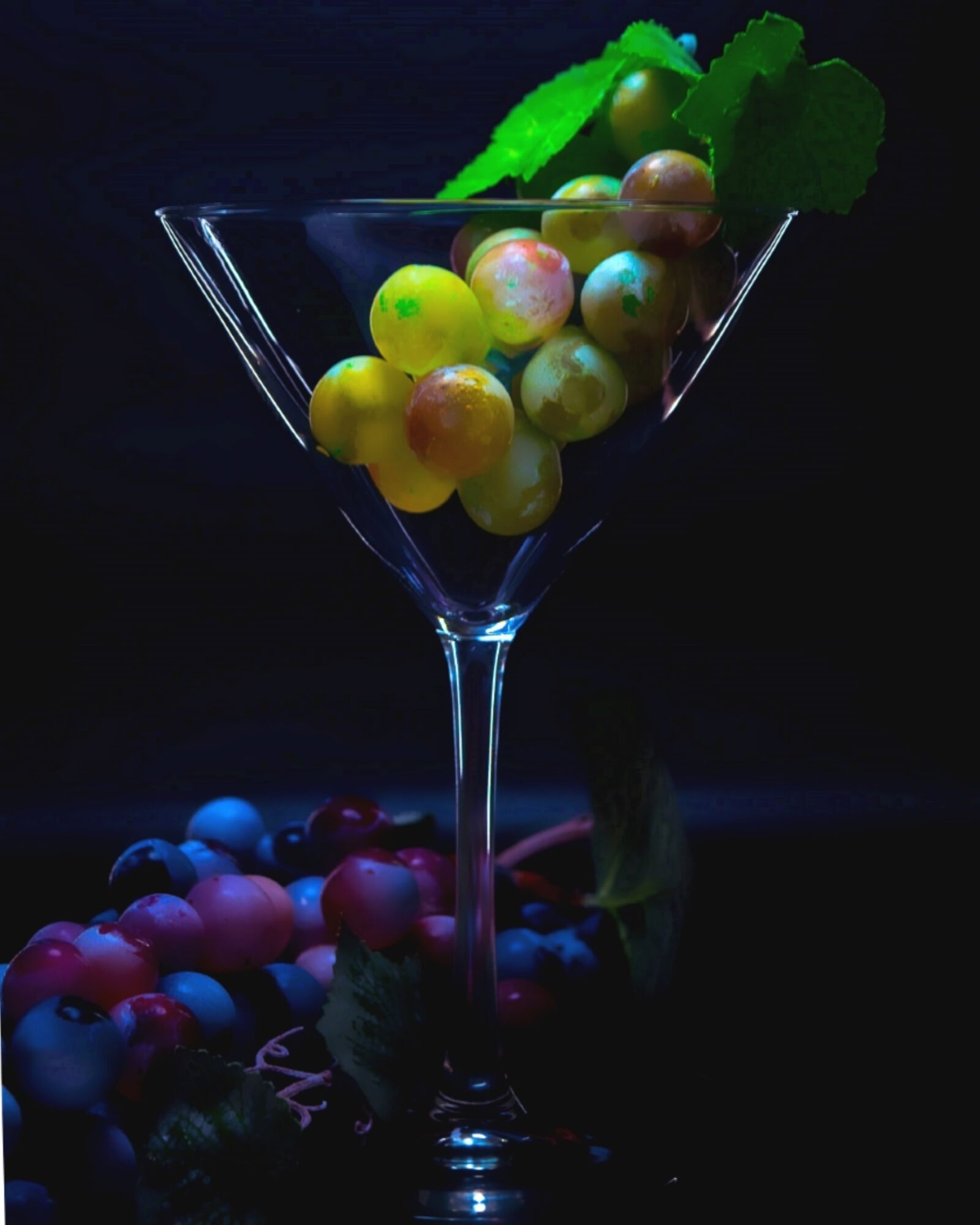 Nikon D3300 sample photo. Grapes, fruit, glass photography