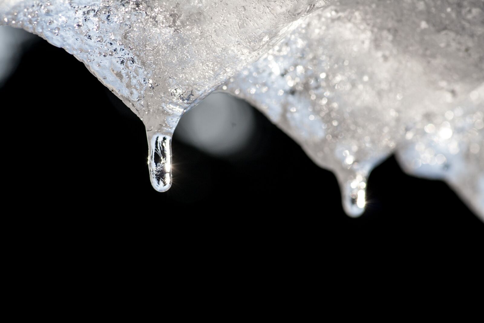 Canon EOS 350D (EOS Digital Rebel XT / EOS Kiss Digital N) sample photo. Drip, snow, ice photography