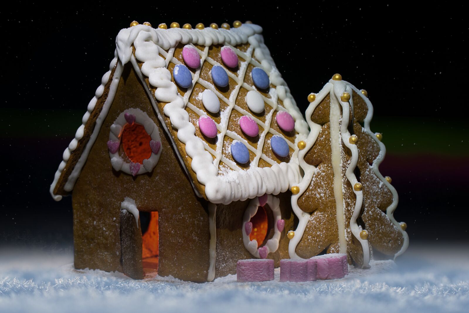 Nikon D3300 sample photo. House, winter, christmas photography