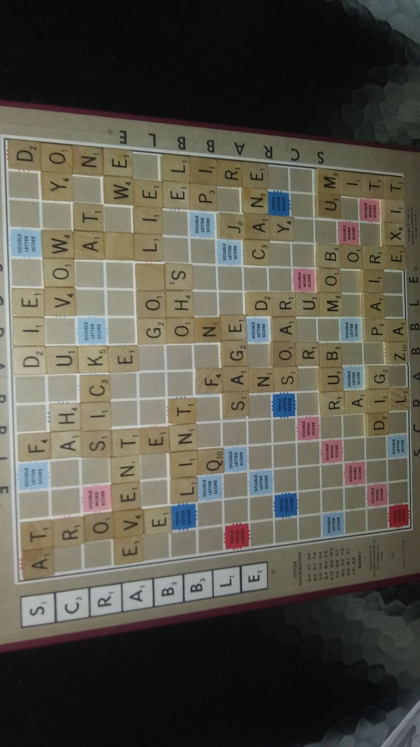 LG K8(2018) sample photo. Scrabble, board games, covid photography