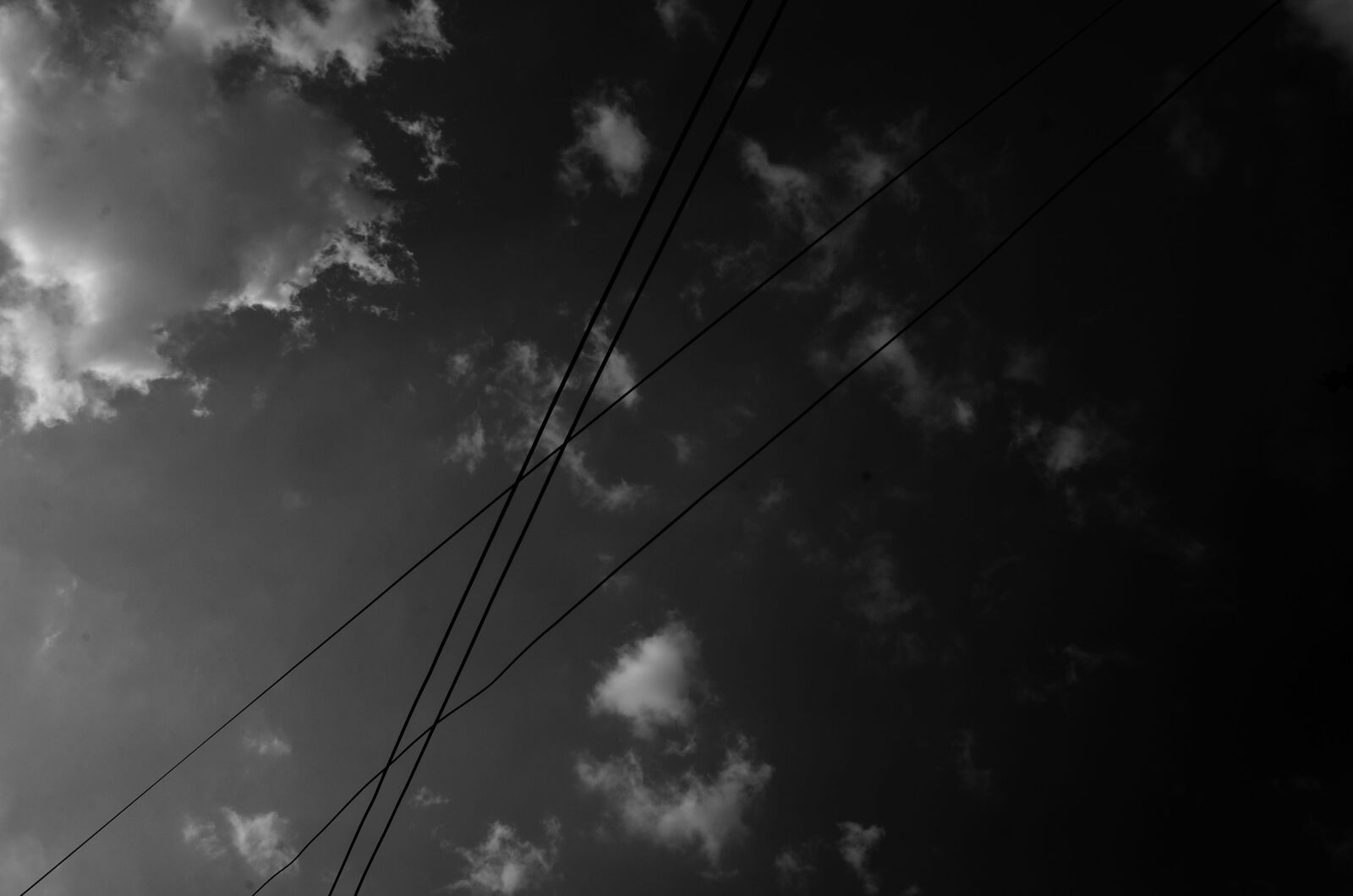 Nikon D7000 sample photo. Cables, sky, wire photography
