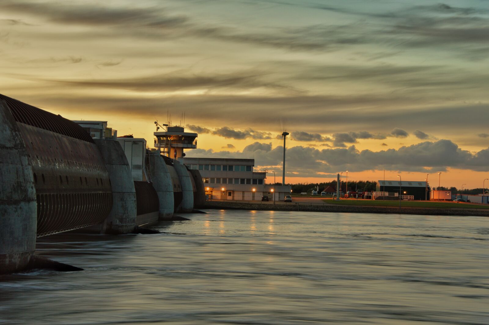 Nikon D3200 sample photo. Lock, sunset, structure photography