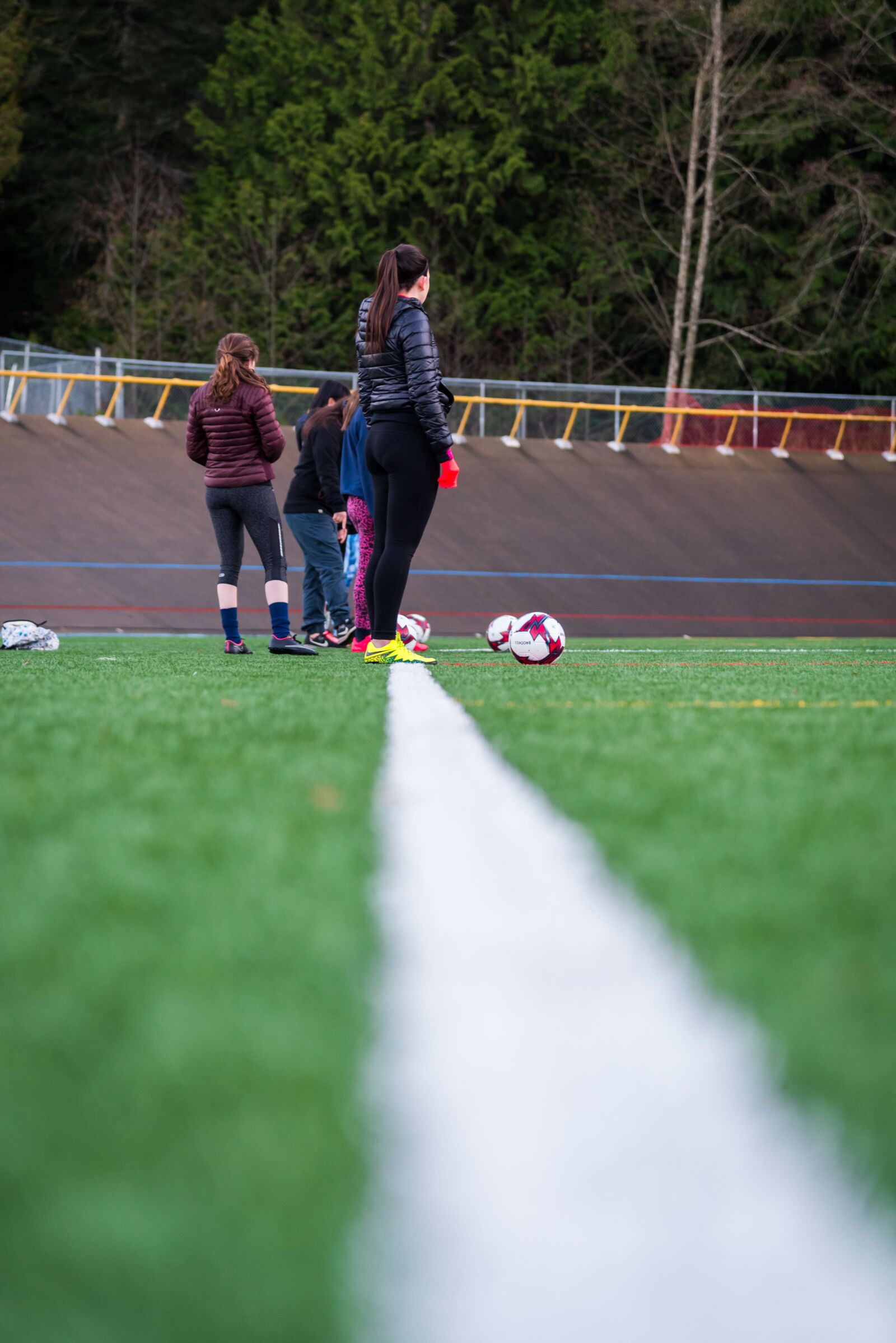 Nikon D750 sample photo. Soccer, girls, practice photography