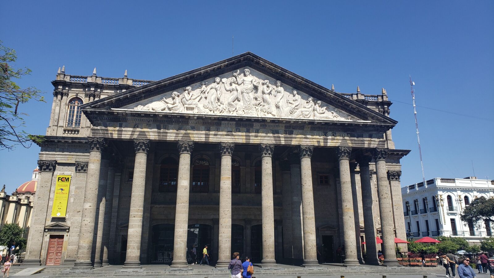 Samsung Galaxy S9 sample photo. Teatro, guadalajara, architecture photography