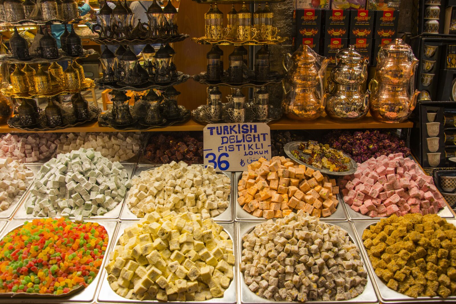 Nikon D5200 sample photo. Turkish delight, confectionery, food photography