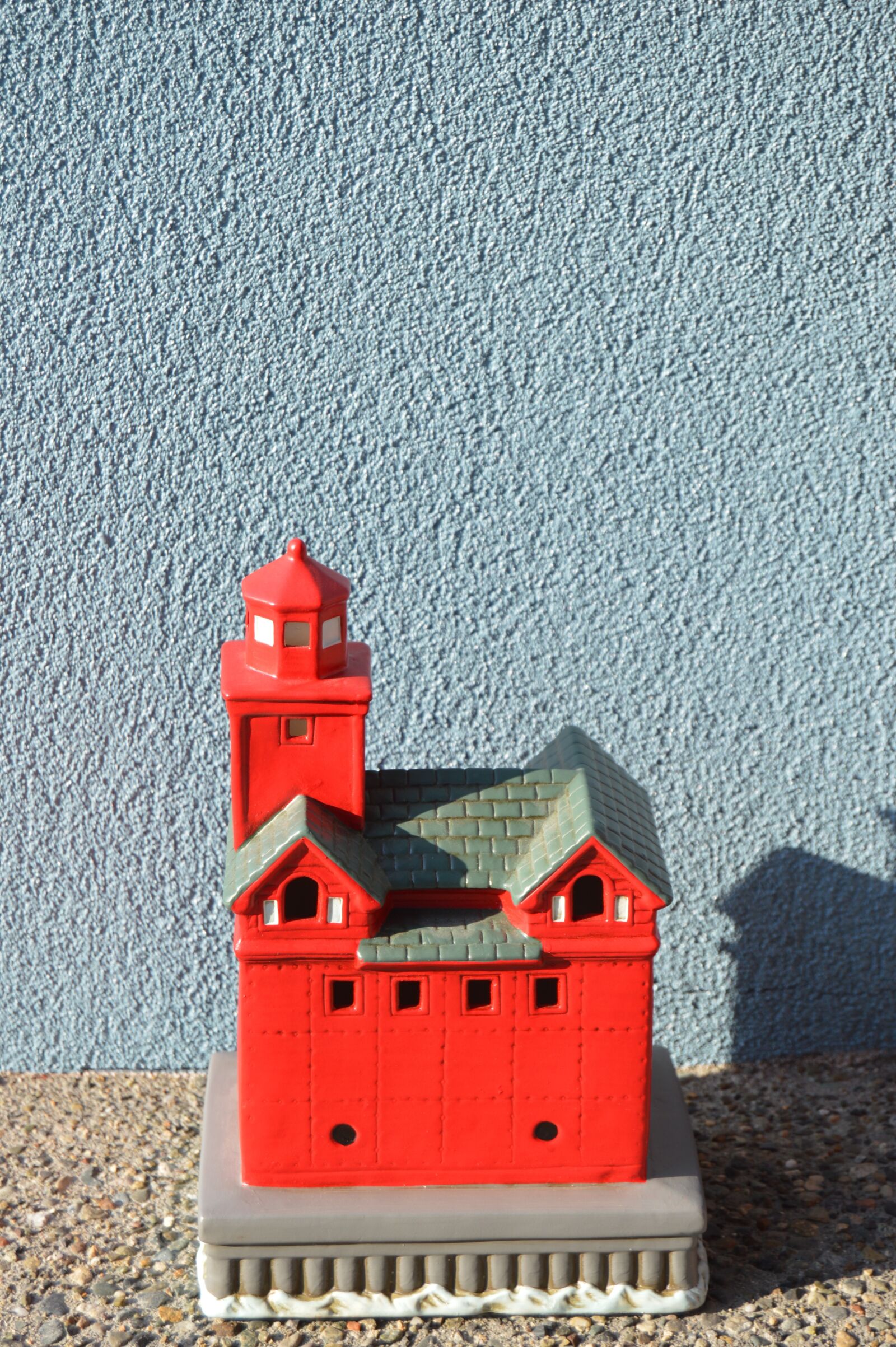 Nikon D3200 sample photo. Lighthouse statue, red lighthouse photography
