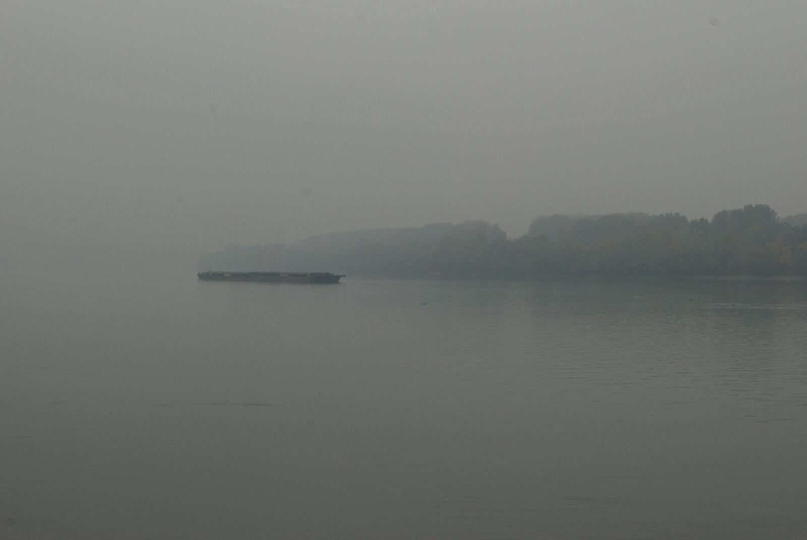 Nikon D80 sample photo. Danube, river, fog photography