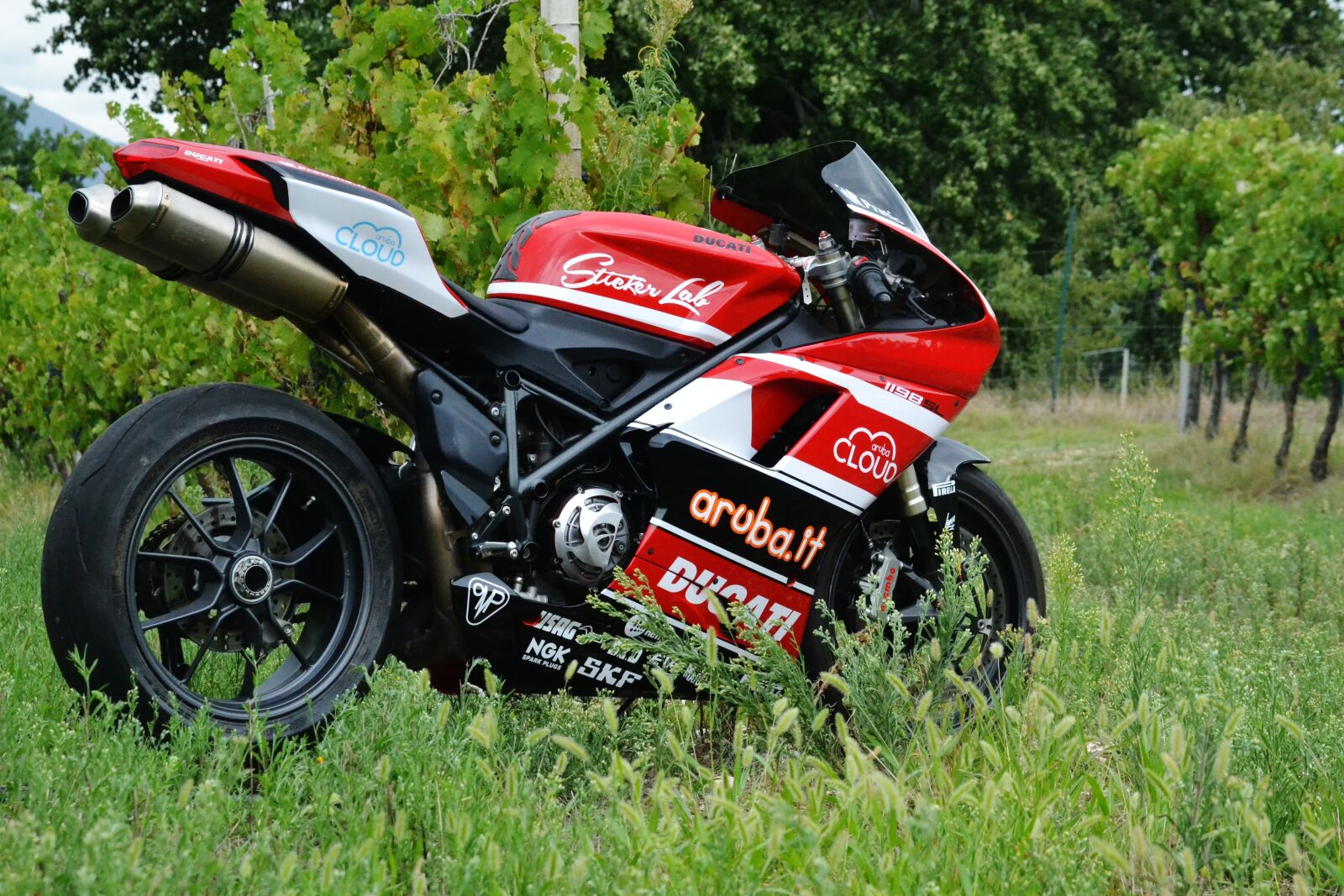 Nikon D3100 sample photo. Ducati, aruba, corse photography