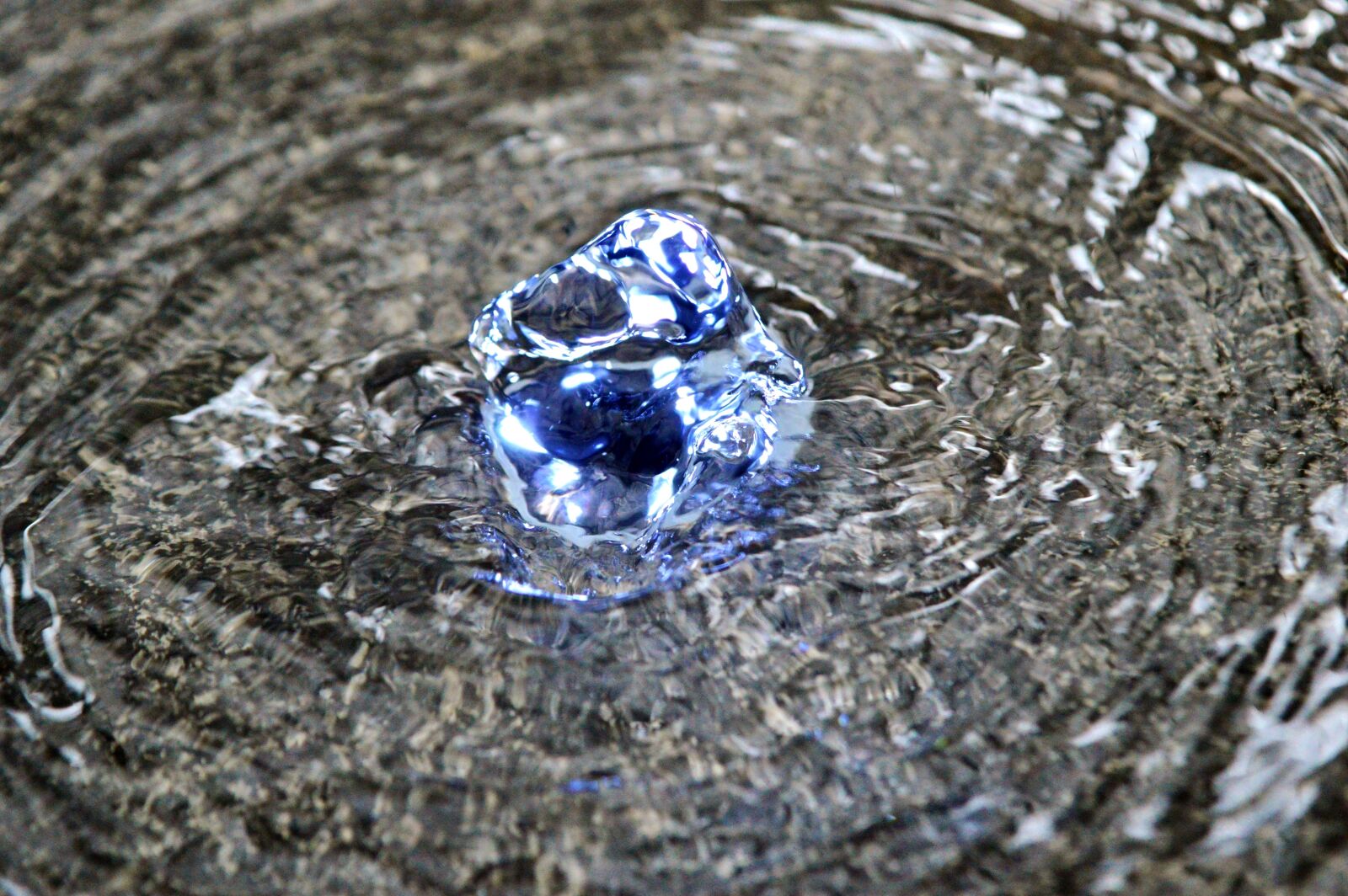 Nikon D3200 sample photo. Fountain, light, led photography
