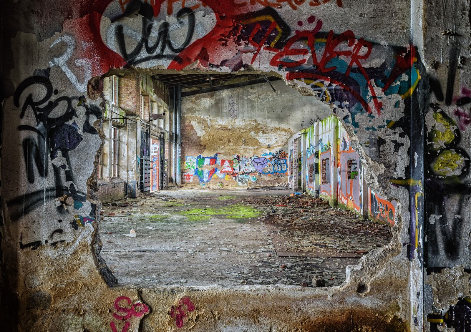 Nikon D3300 sample photo. Lost places, wall, pforphoto photography