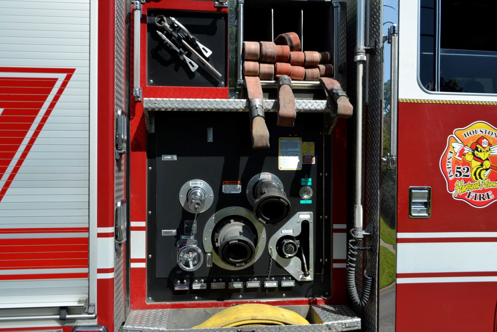 Nikon D3100 sample photo. Fire engine, supplies, fire photography
