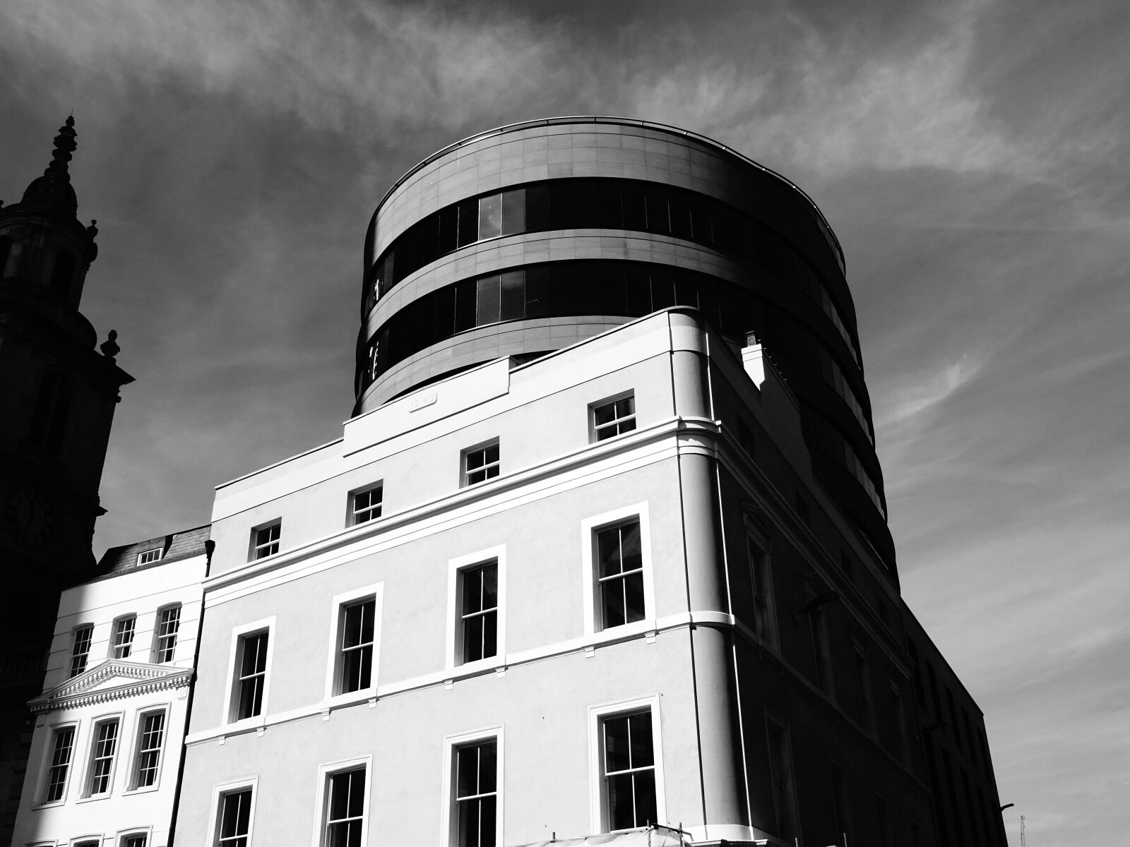 Sony DSC-HX60 sample photo. Architecture, black, and, white photography