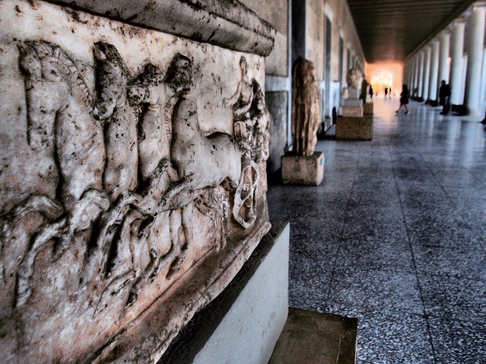 Olympus XZ-1 sample photo. Athens, museum, ancient history photography