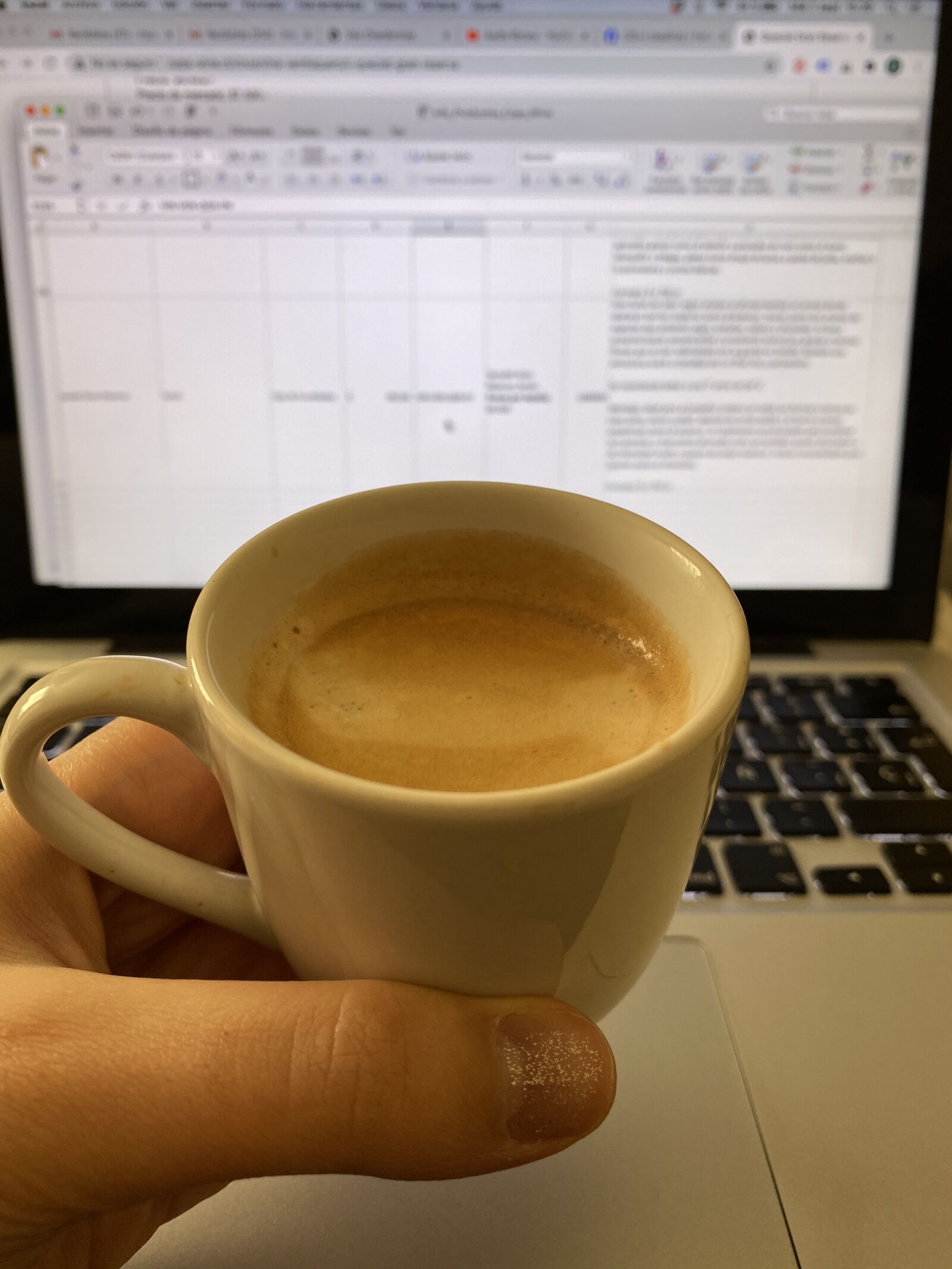 Apple iPhone 11 sample photo. Coffee, computer, keyboard photography