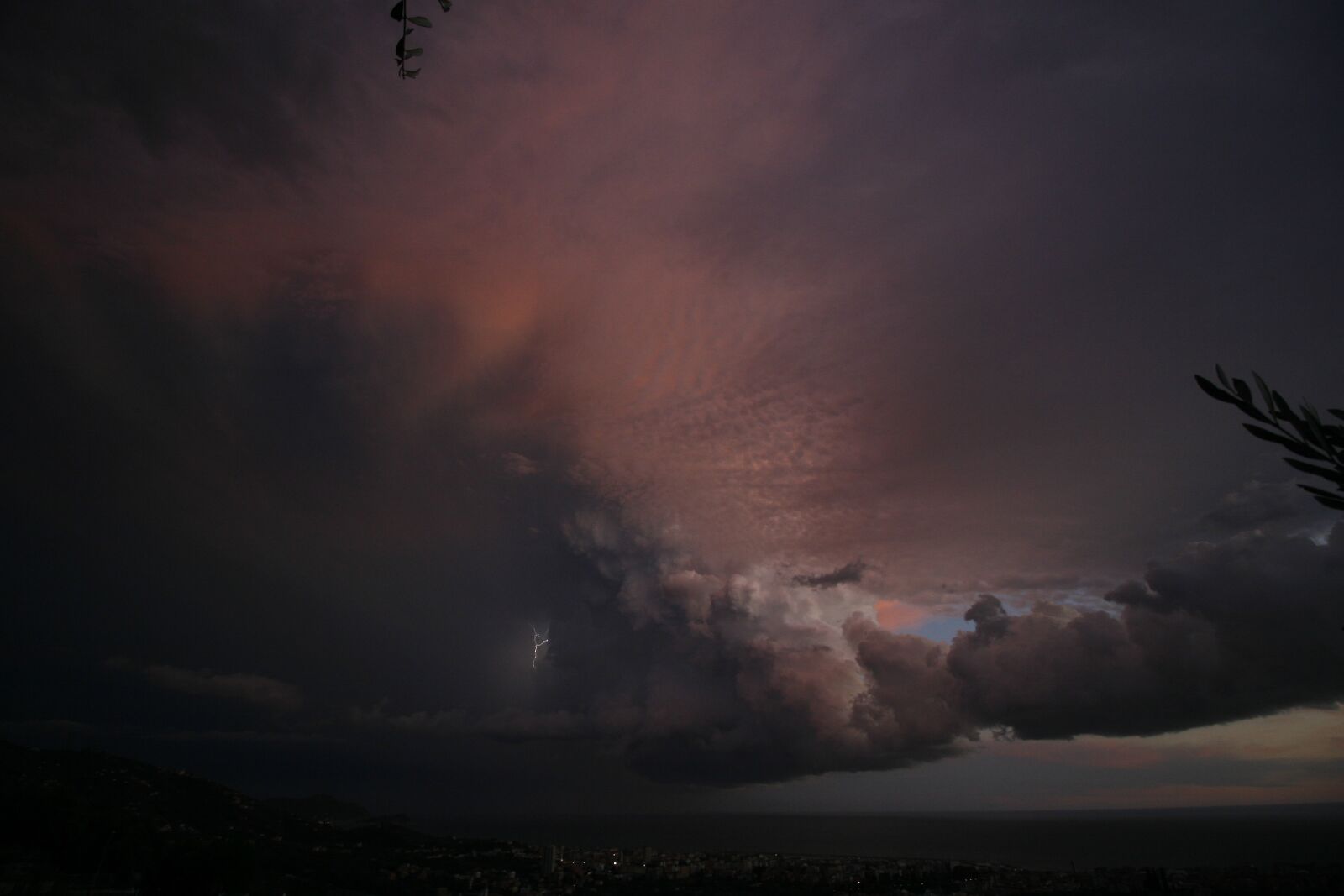 Canon EOS 30D sample photo. Bad weather, thunderstorm, liguria photography