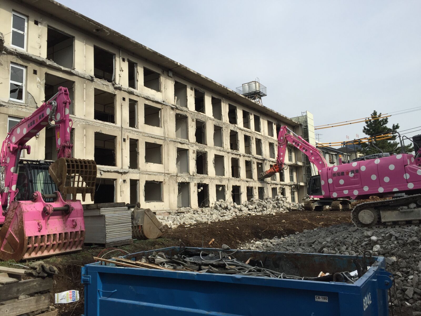 Apple iPhone 6 sample photo. Construction, apartment, destruction photography