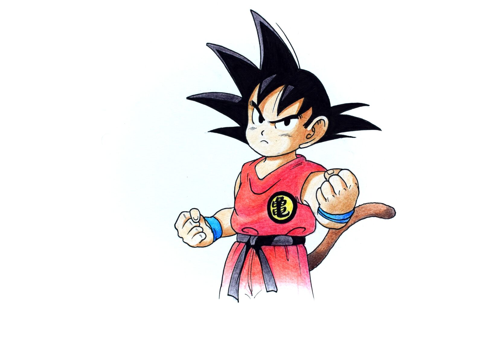 Nikon D5300 sample photo. Goku, coloring, anime photography