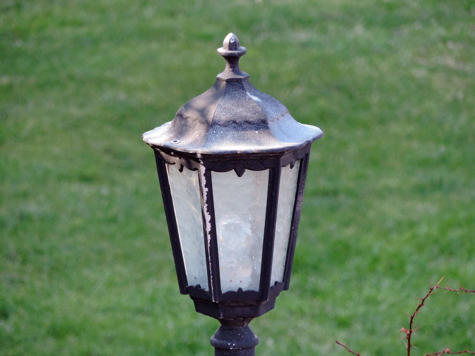 Nikon Coolpix P520 sample photo. Lantern, lamp, grass, antique photography