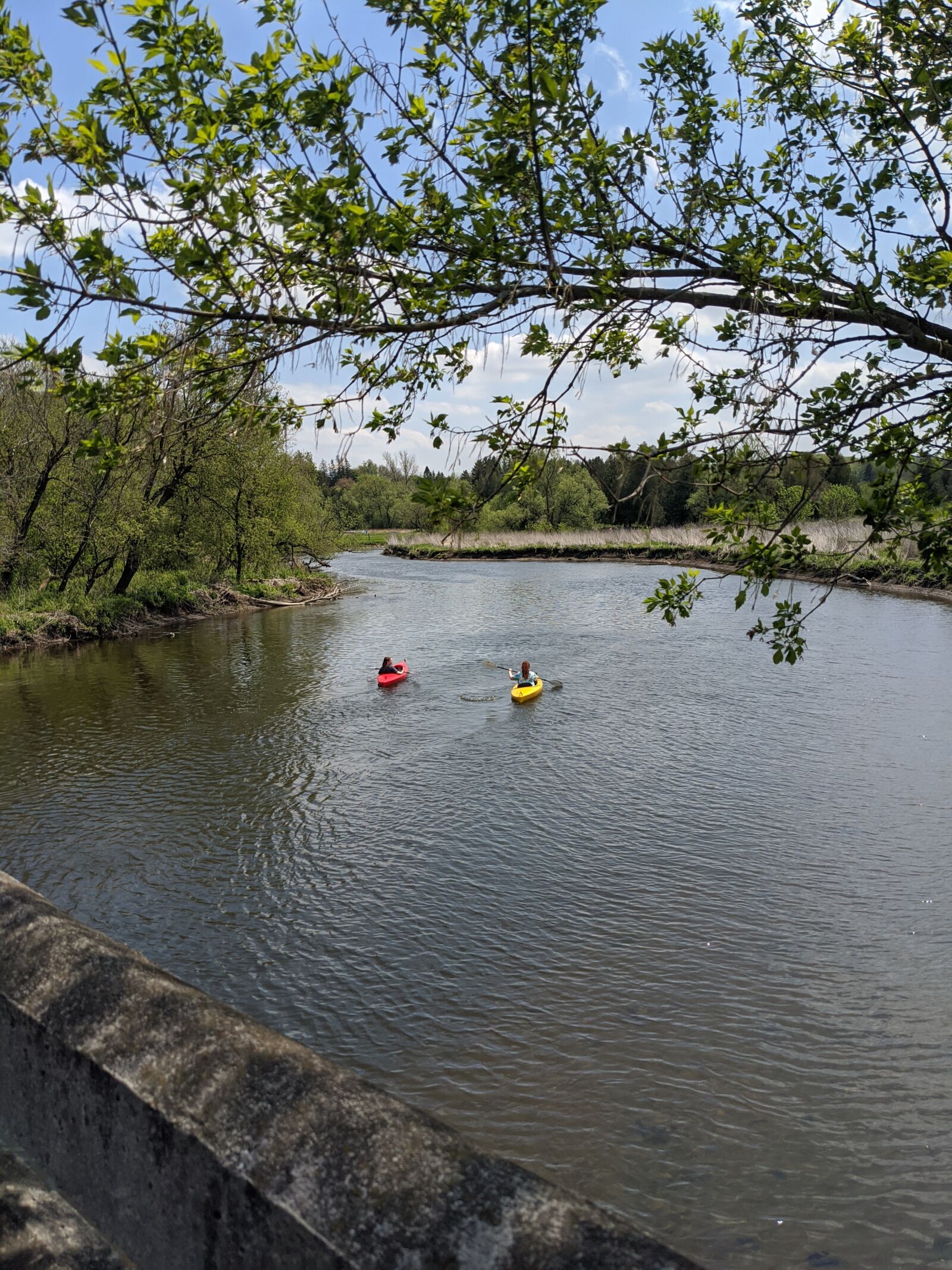 Google Pixel 4 sample photo. Canoe, river, nature photography