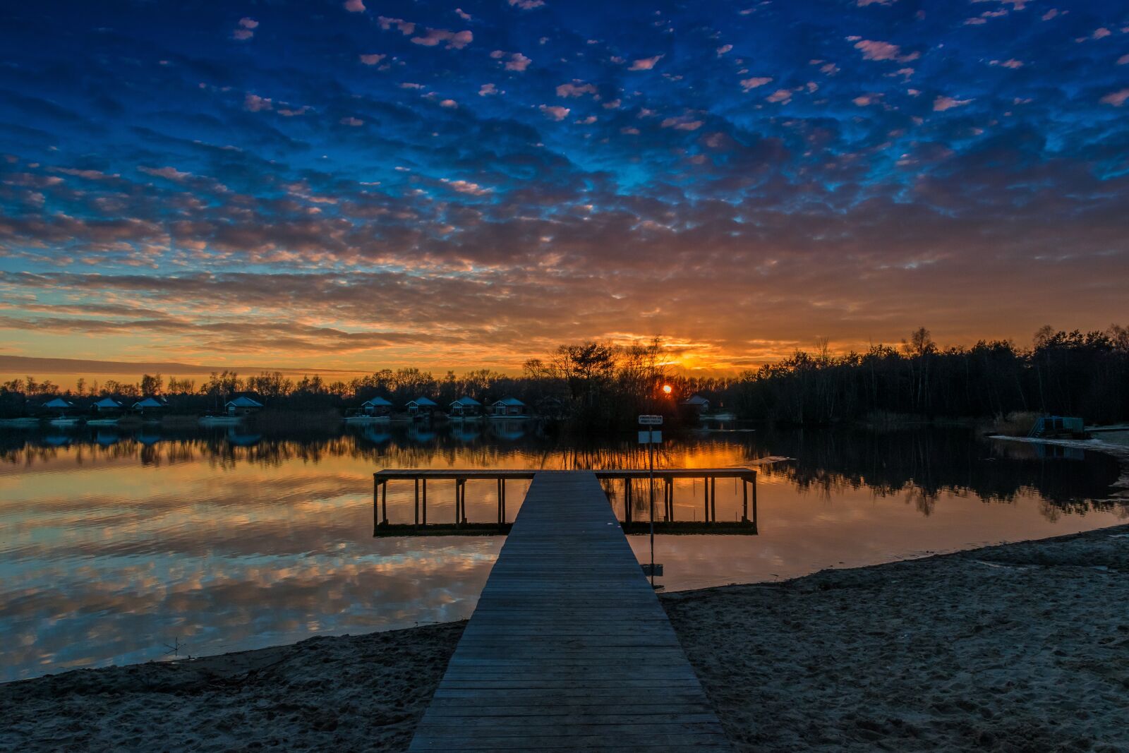 Nikon D5300 sample photo. Sunset, water, park photography