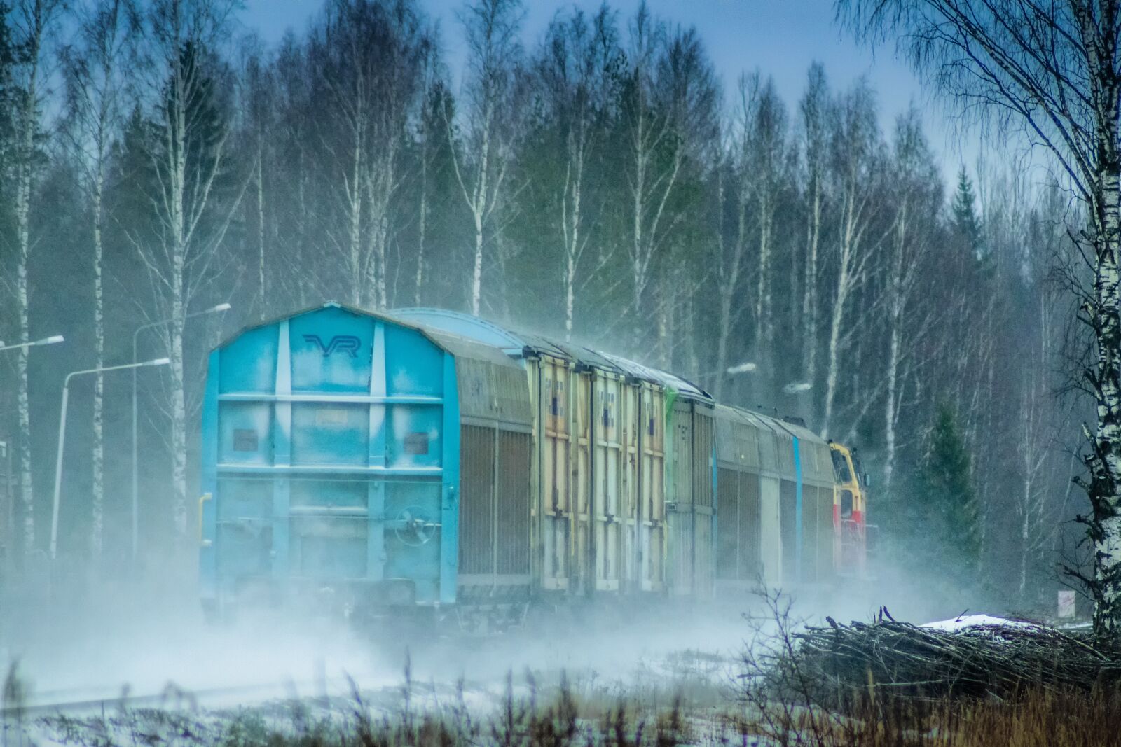 Nikon D3300 sample photo. Train, winter, the train photography