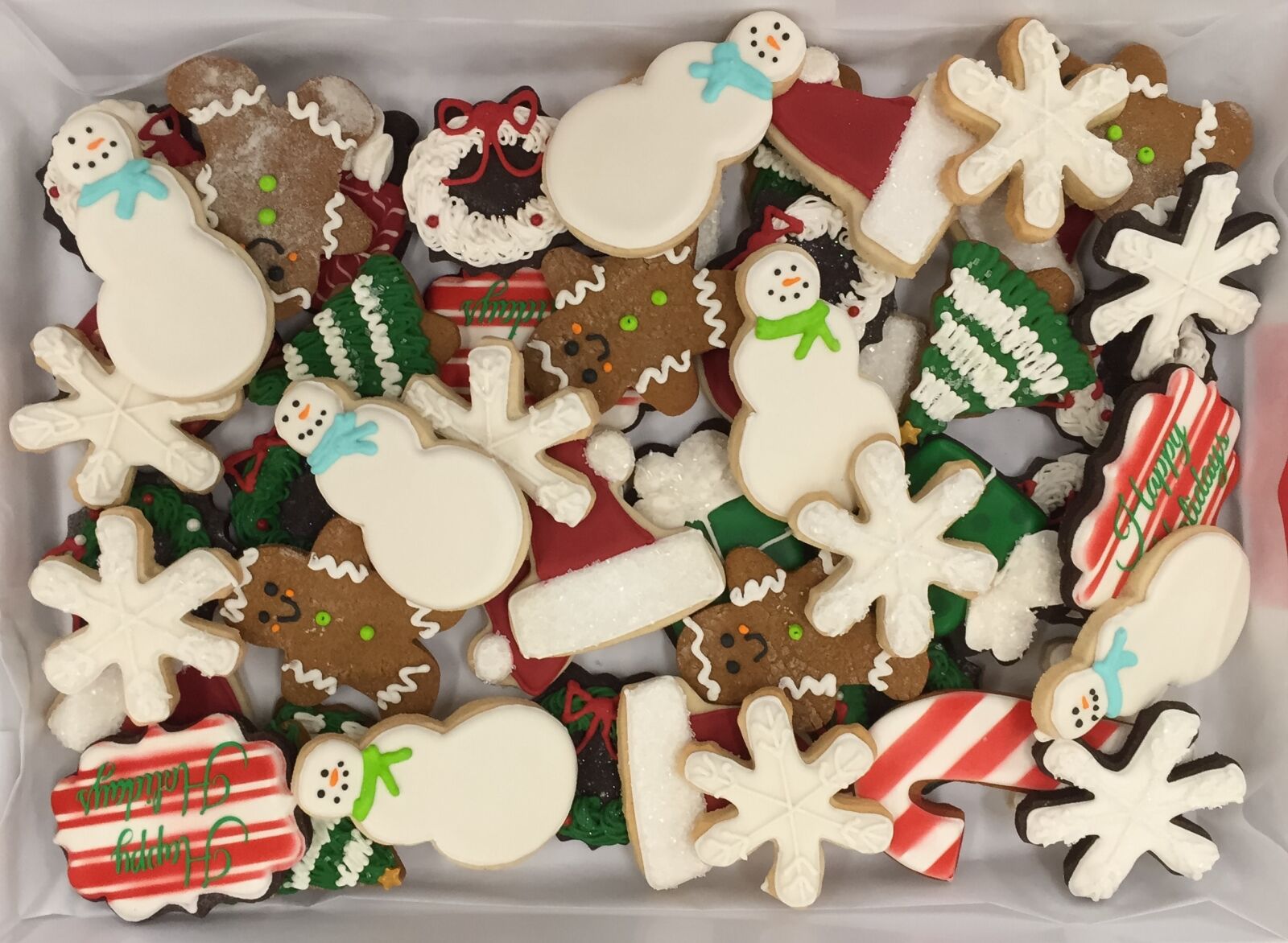 Apple iPhone 6 sample photo. Christmas, cookies, snowman photography