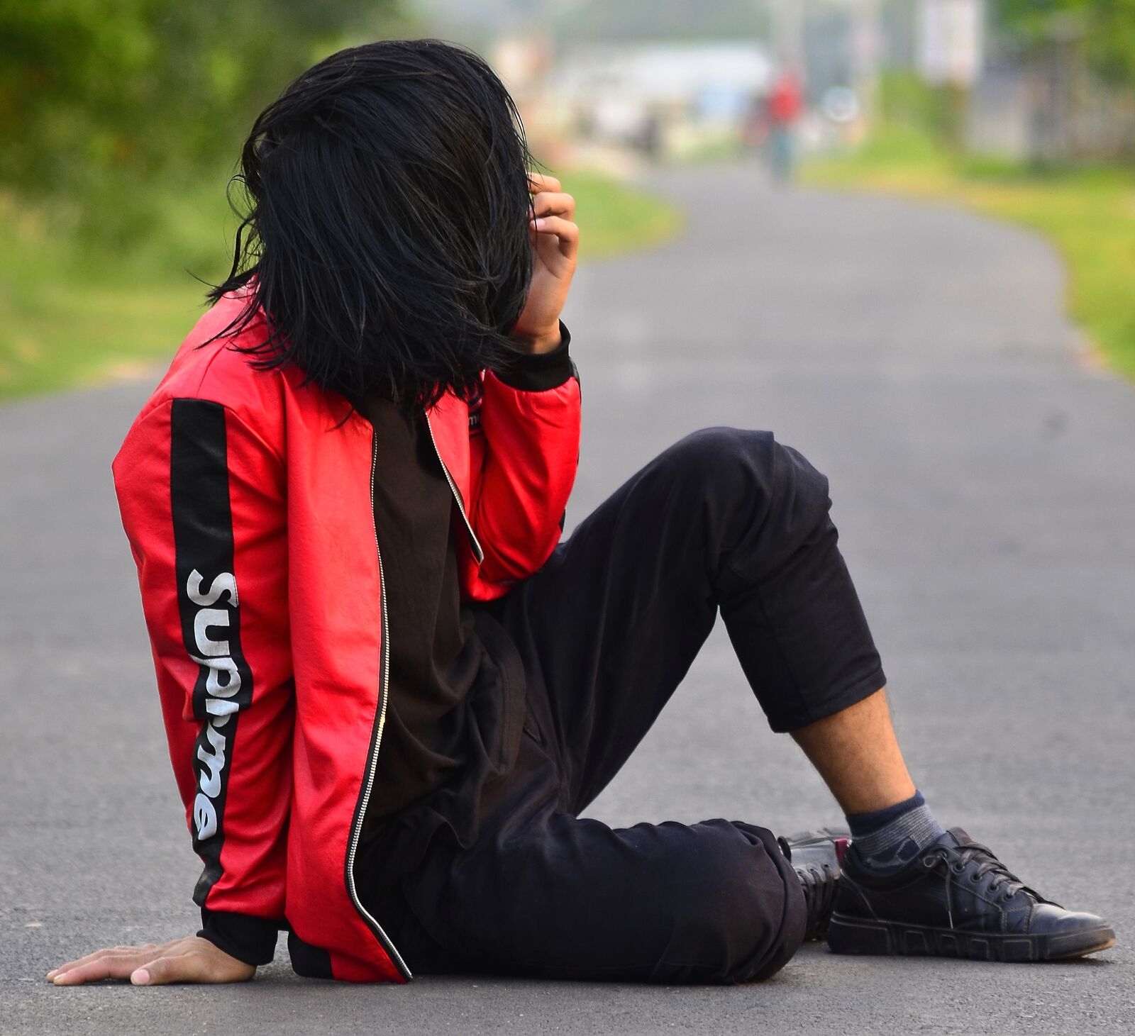 Nikon D5100 sample photo. Boy, stylistic, sadness photography