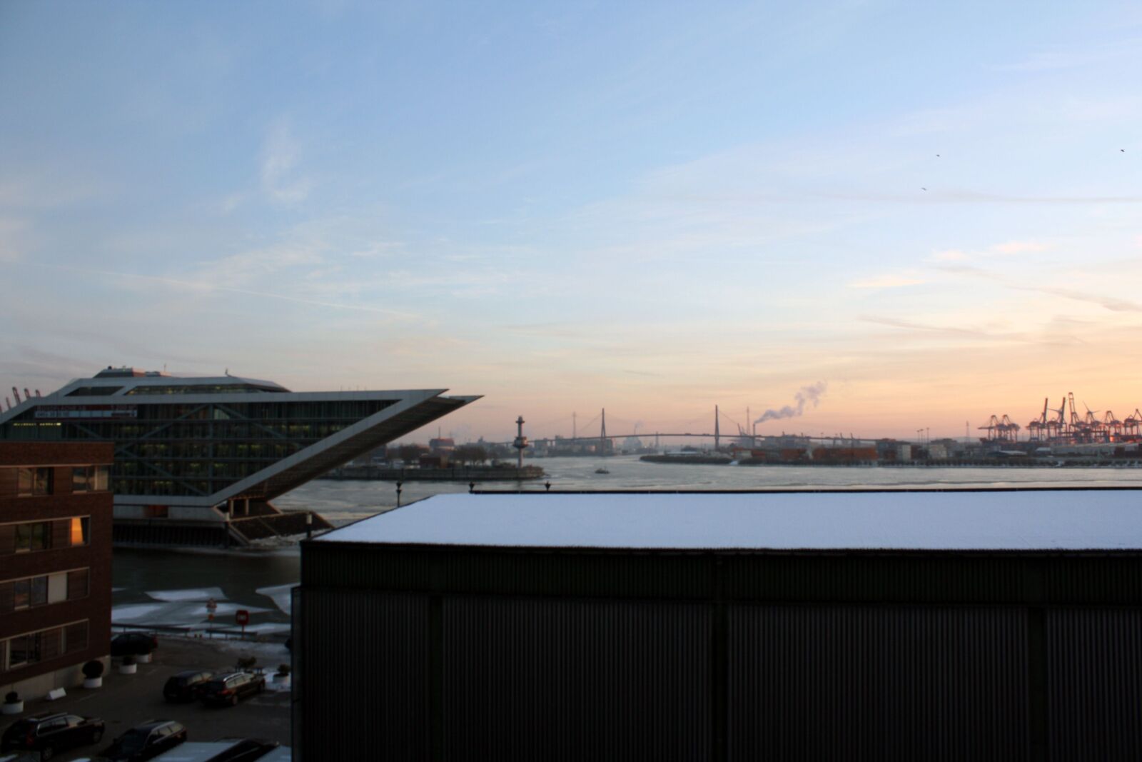 Canon EOS 1000D (EOS Digital Rebel XS / EOS Kiss F) sample photo. Architecture, bridge, dawn, germany photography