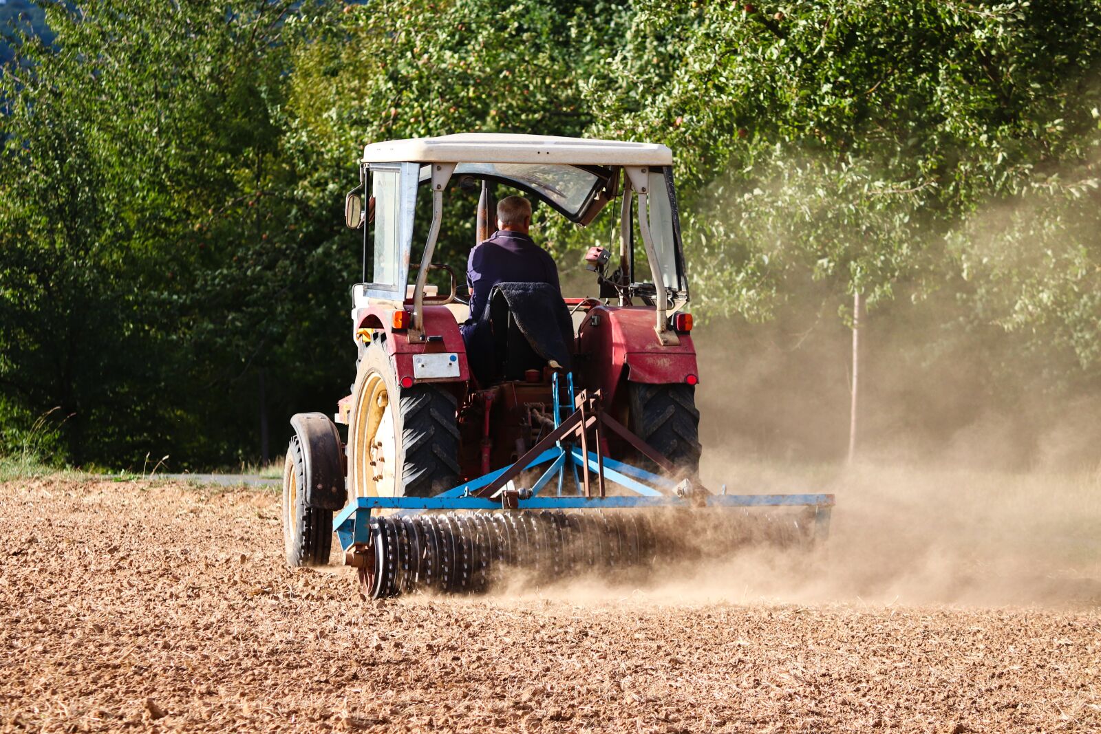 Canon EOS 200D (EOS Rebel SL2 / EOS Kiss X9) sample photo. Tractor, farm roller, agriculture photography