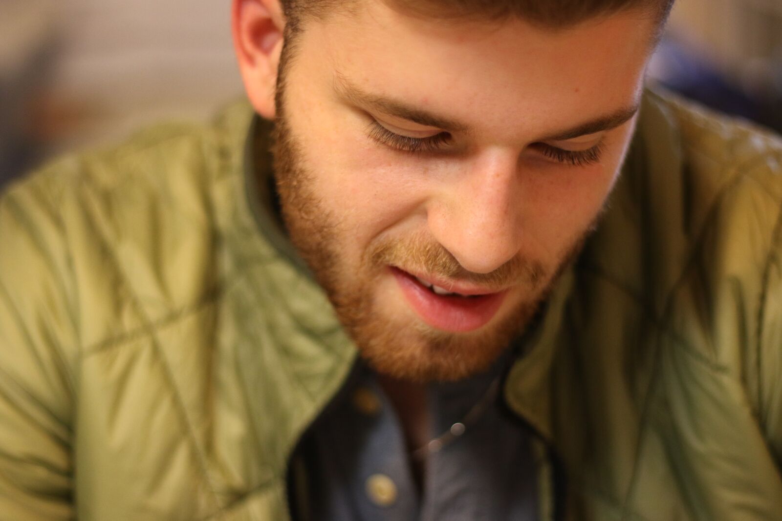 Canon EF 50mm F1.8 STM sample photo. Man, young adult, closeup photography