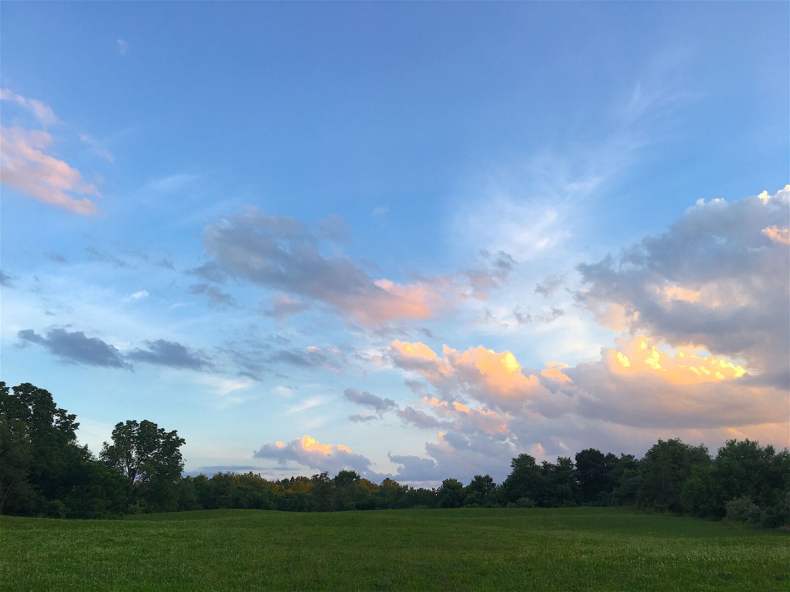 Apple iPhone 6s sample photo. Field, farm, sunset photography