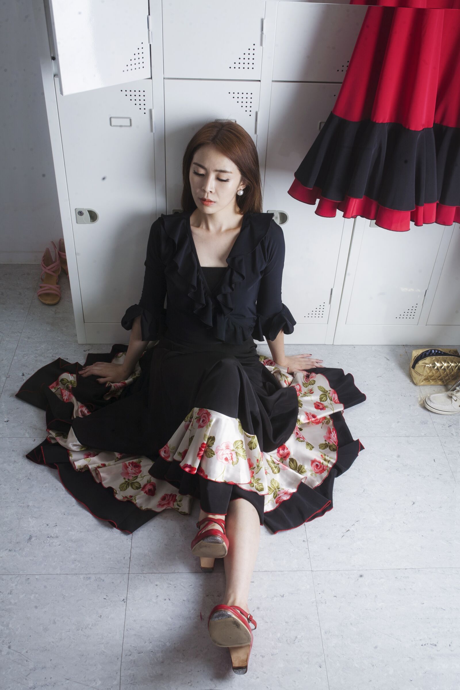 Canon EOS 5D sample photo. Flamenco, theatre, kim sol photography