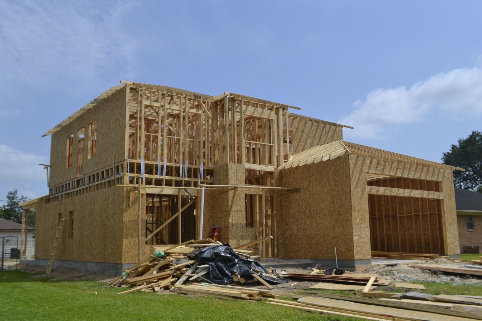 Nikon D3100 sample photo. Under construction, home depot photography