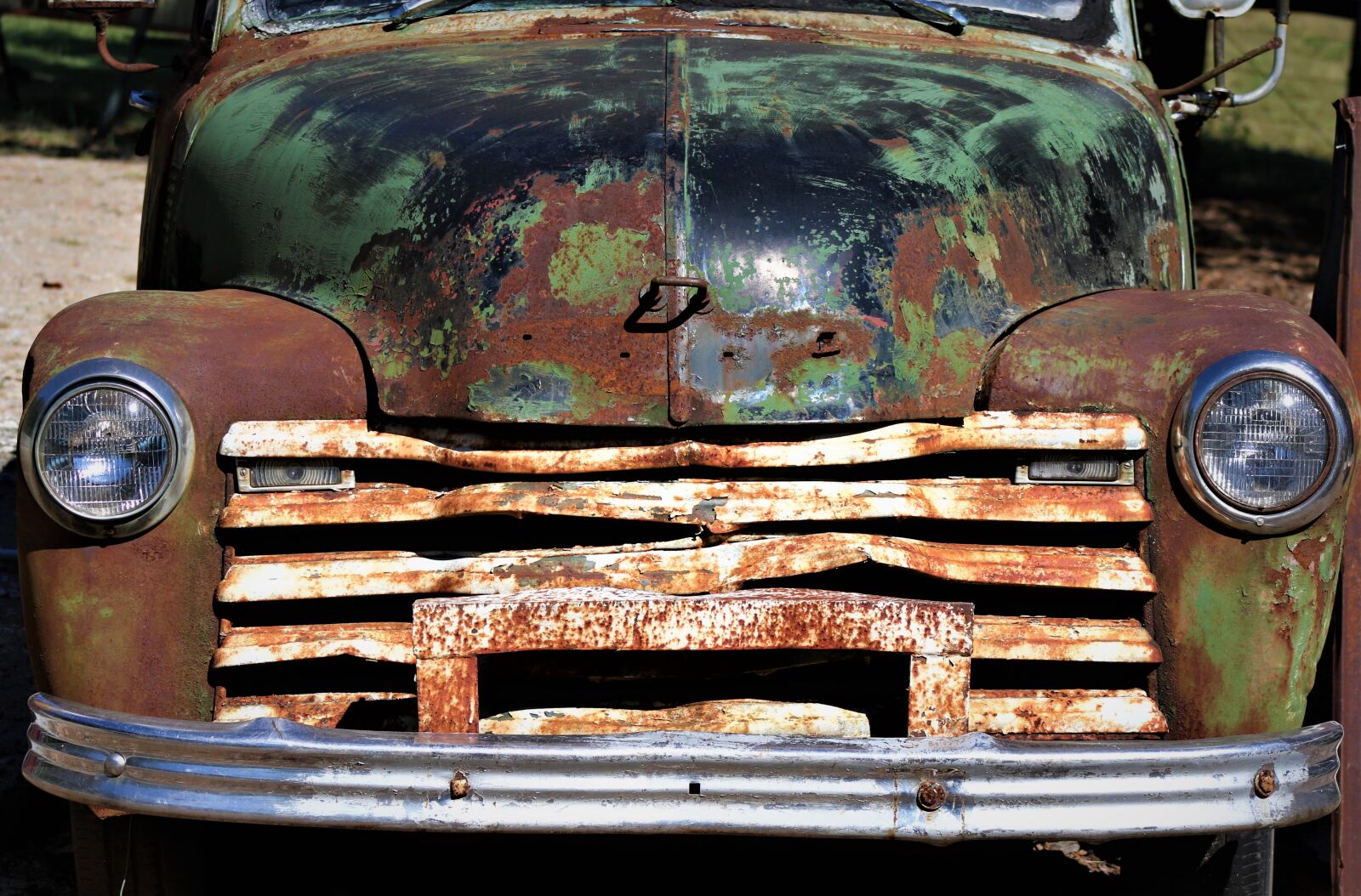 Canon EF75-300mm f/4-5.6 sample photo. Chevy, truck, vintage photography