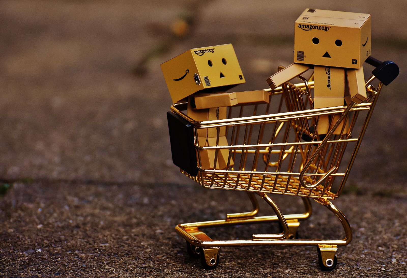 Nikon D7200 sample photo. Danbo, figures, shopping cart photography